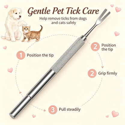 Tick ​​And Flea Tweezers Pets Accessories Removal Dog Remover Grooming Perro Removes Ticks People Pet Clips Supplies Pulls Clip